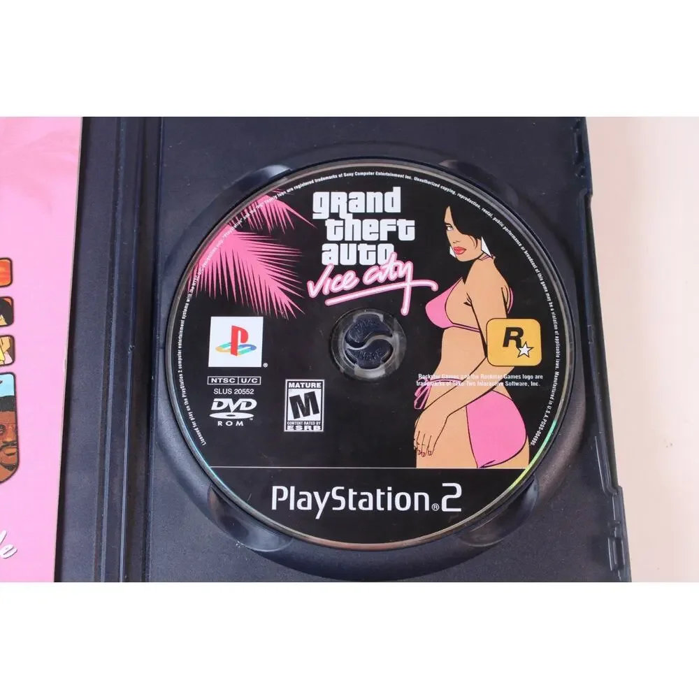 Grand Theft Auto Vice City (Sony Playstation 2, PS2) Authentic, Tested/works